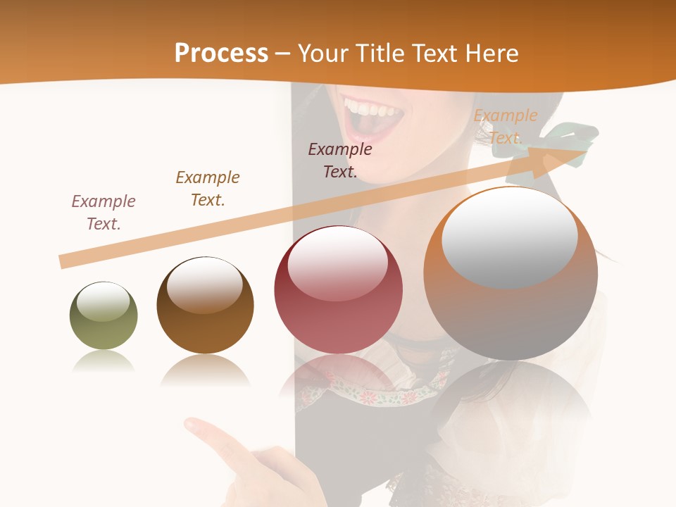 Person Female Cute PowerPoint Template