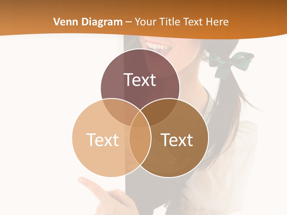 Person Female Cute PowerPoint Template