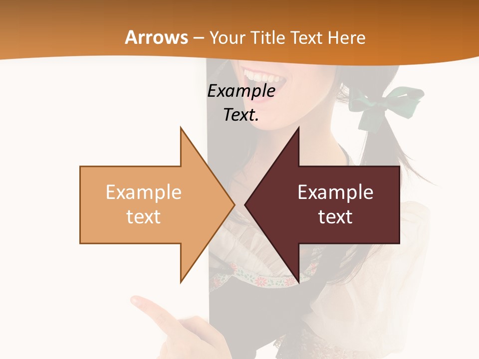 Person Female Cute PowerPoint Template