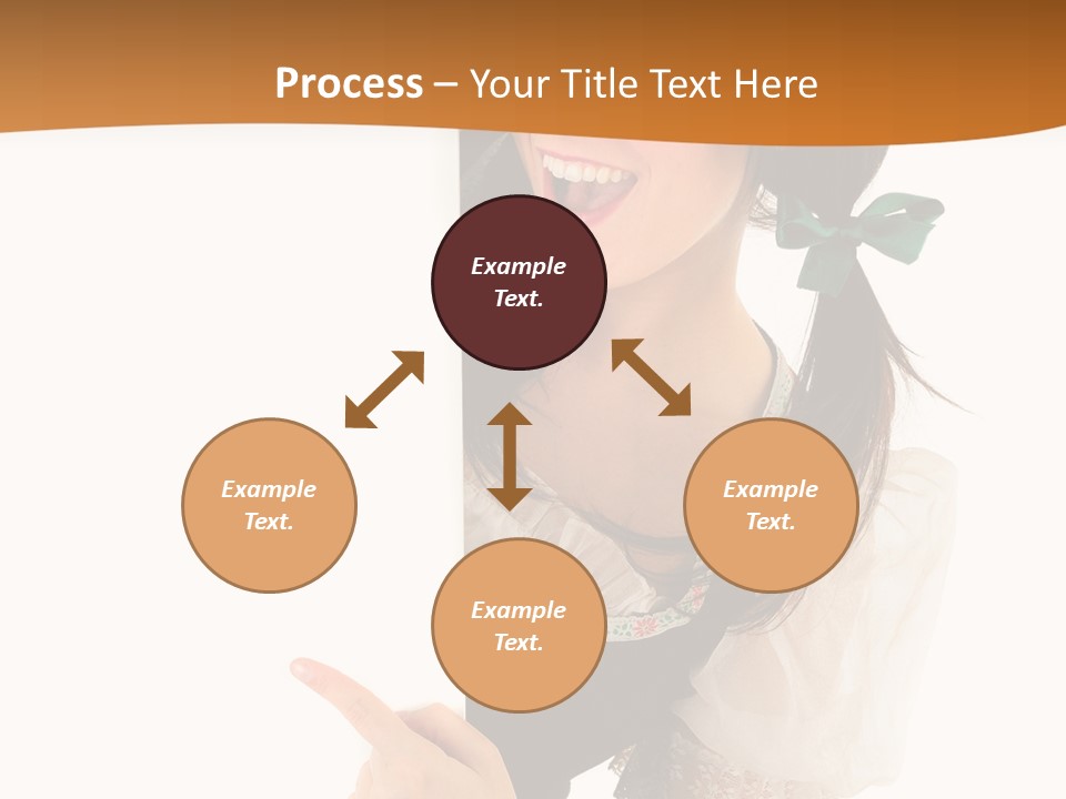 Person Female Cute PowerPoint Template