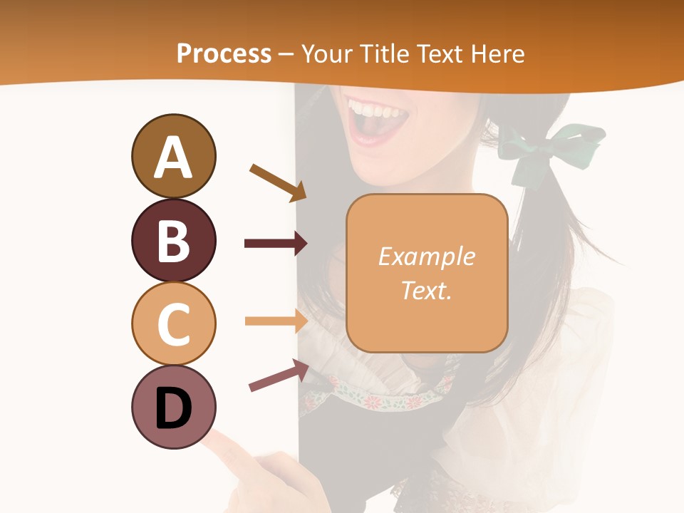 Person Female Cute PowerPoint Template