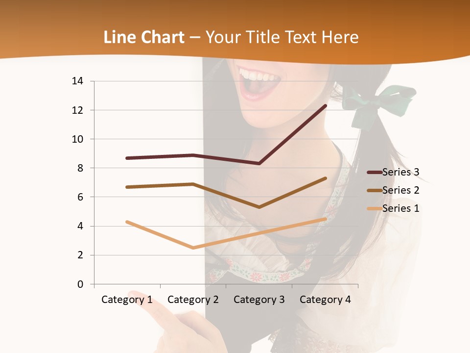 Person Female Cute PowerPoint Template