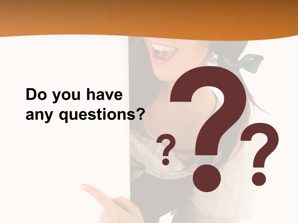 Person Female Cute PowerPoint Template