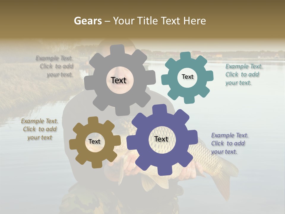 River Sport Fishing PowerPoint Template