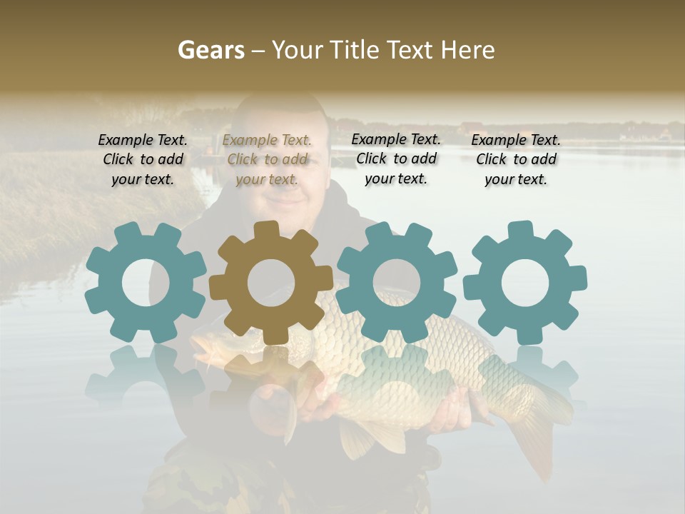 River Sport Fishing PowerPoint Template