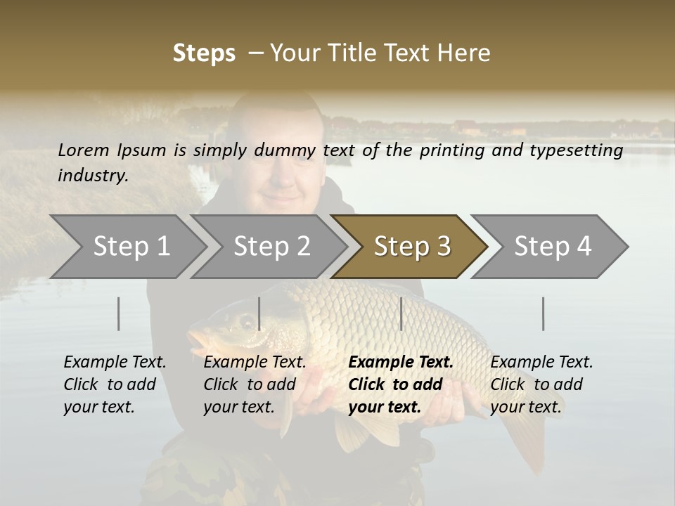 River Sport Fishing PowerPoint Template