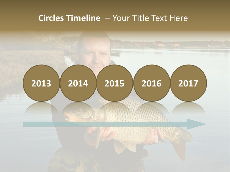 River Sport Fishing PowerPoint Template