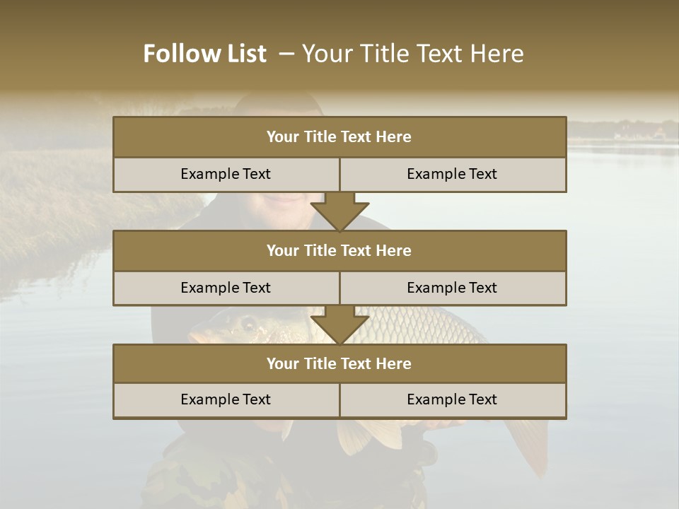 River Sport Fishing PowerPoint Template