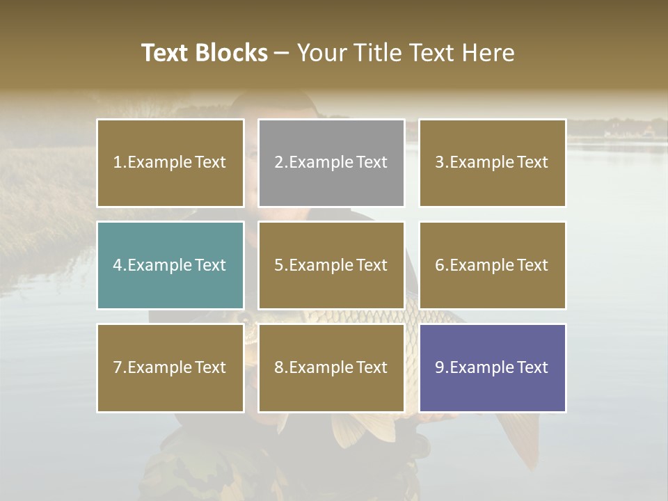 River Sport Fishing PowerPoint Template