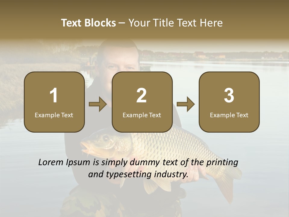 River Sport Fishing PowerPoint Template