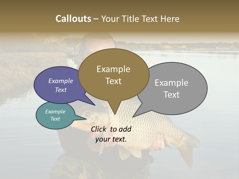 River Sport Fishing PowerPoint Template