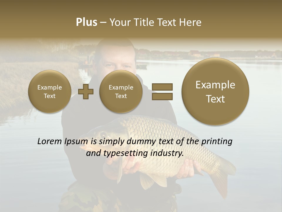 River Sport Fishing PowerPoint Template