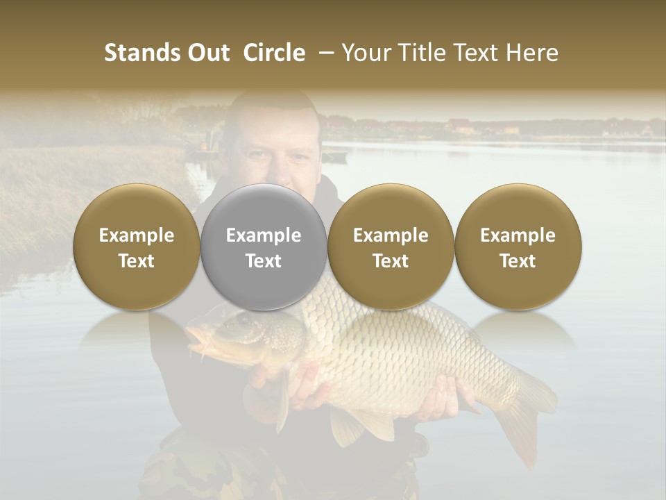 River Sport Fishing PowerPoint Template