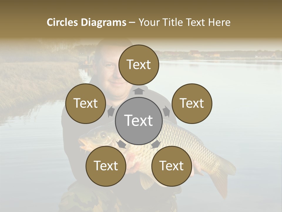 River Sport Fishing PowerPoint Template