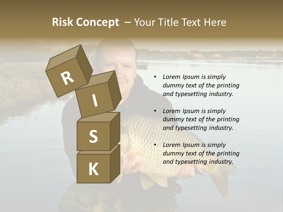 River Sport Fishing PowerPoint Template