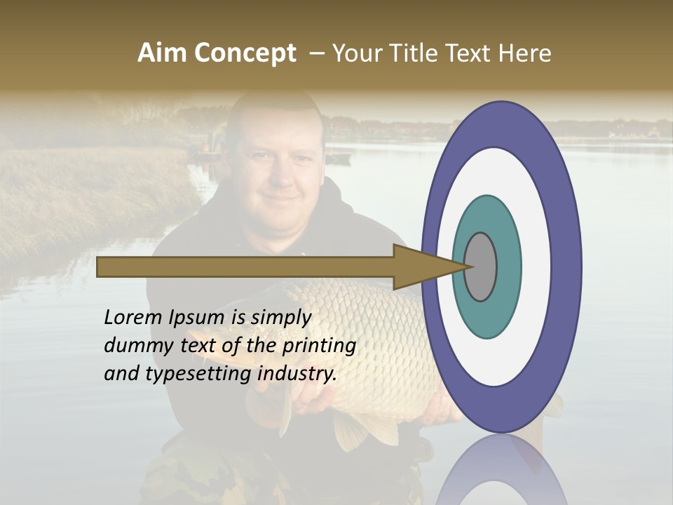 River Sport Fishing PowerPoint Template