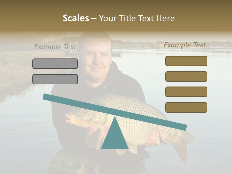 River Sport Fishing PowerPoint Template