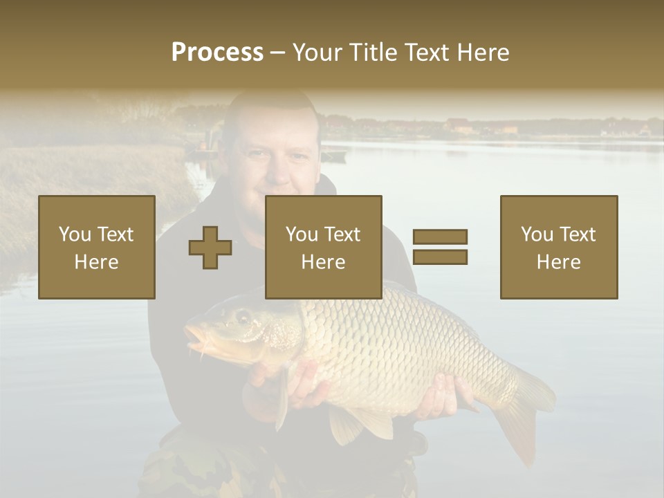 River Sport Fishing PowerPoint Template