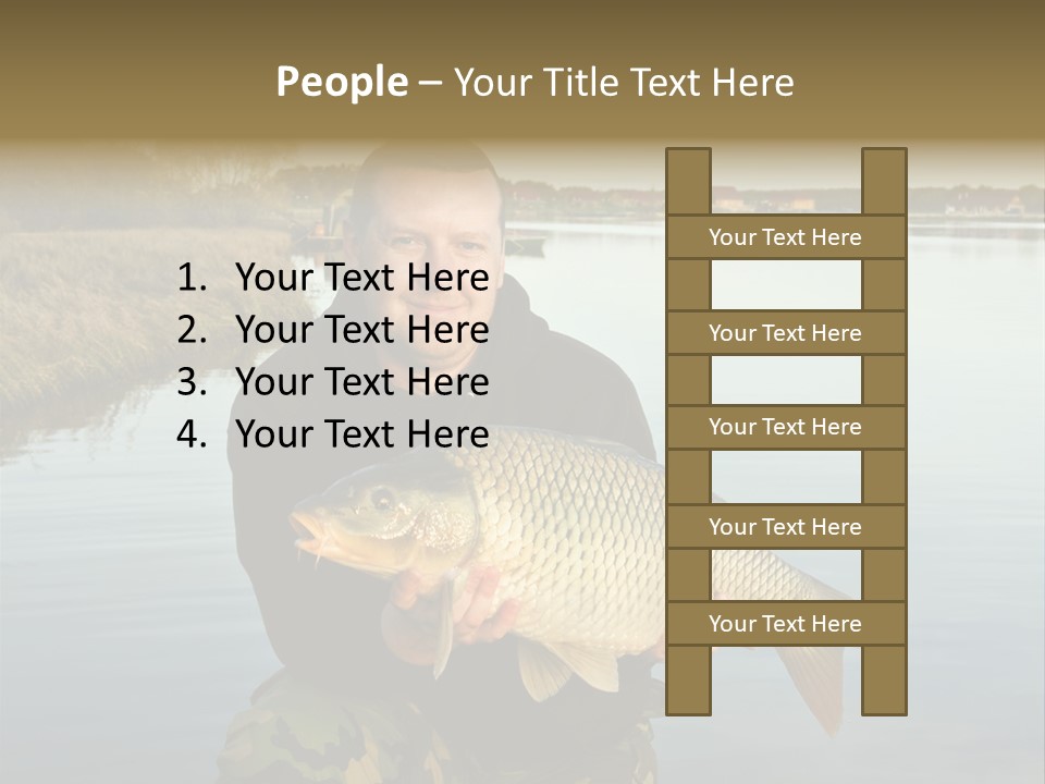 River Sport Fishing PowerPoint Template