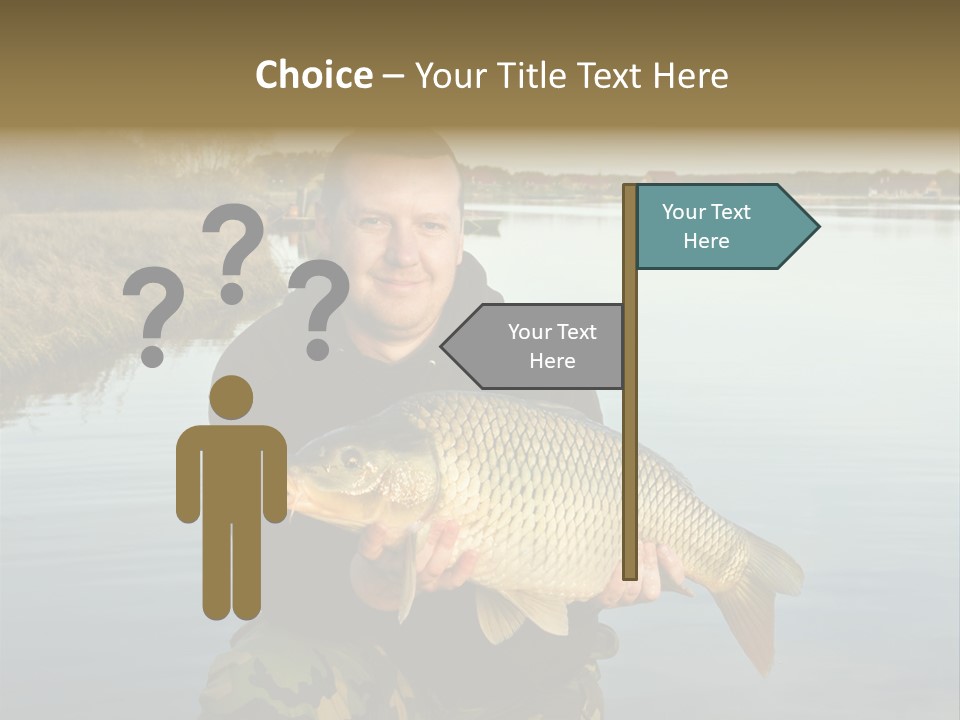 River Sport Fishing PowerPoint Template