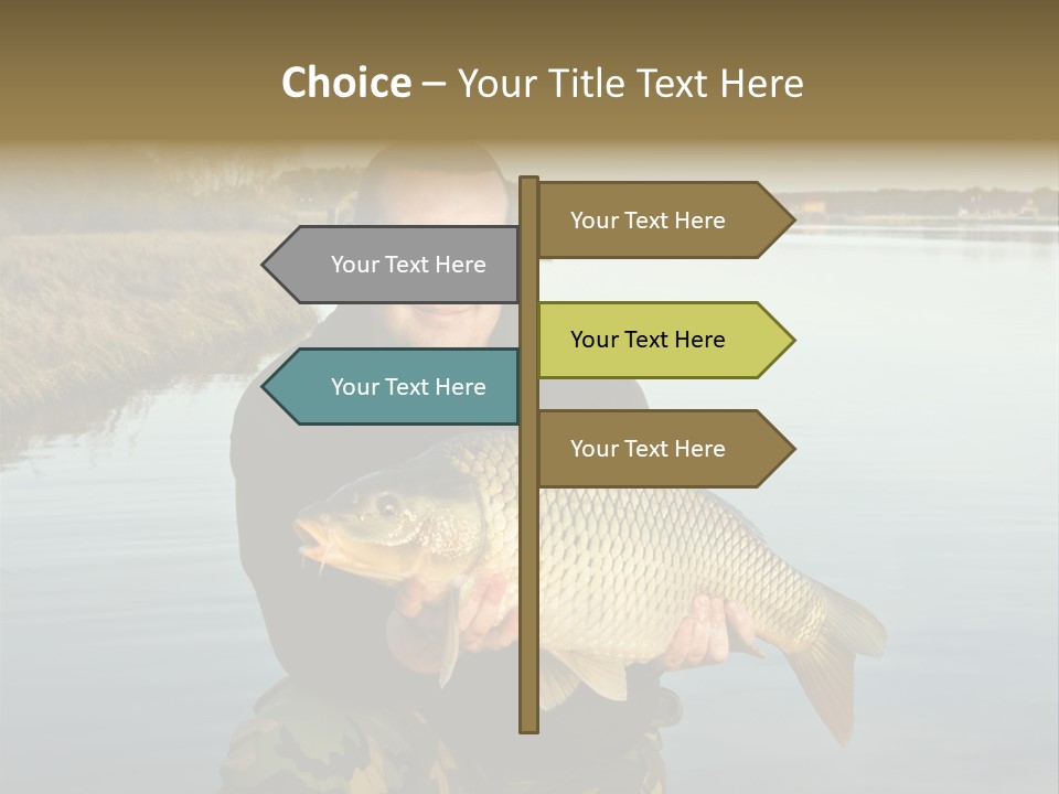 River Sport Fishing PowerPoint Template