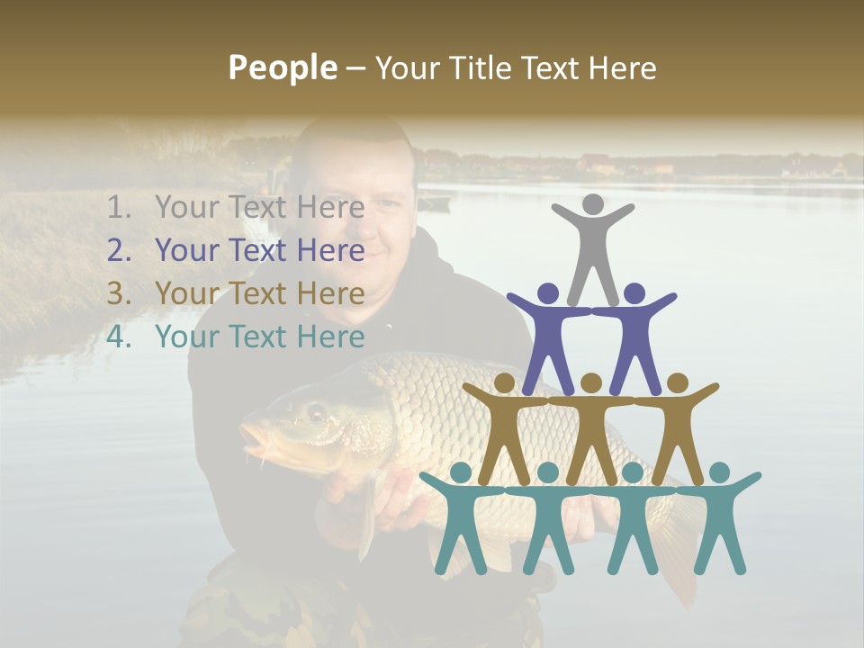 River Sport Fishing PowerPoint Template