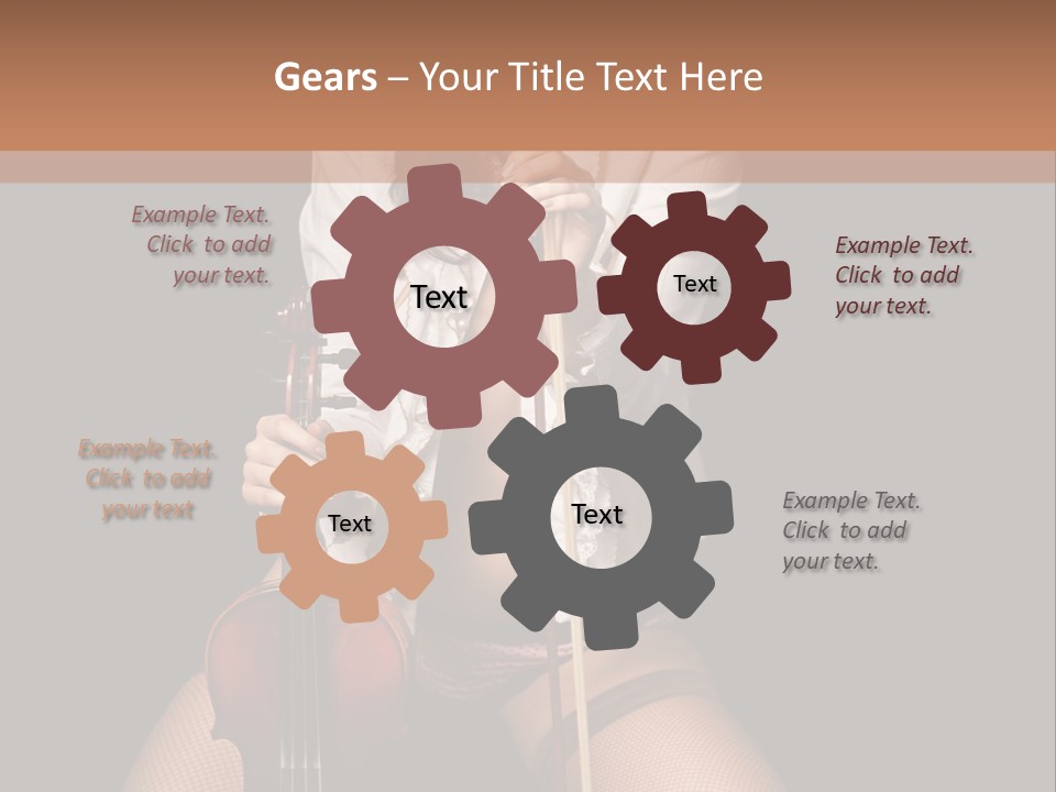 Sound Girls Water PowerPoint Template