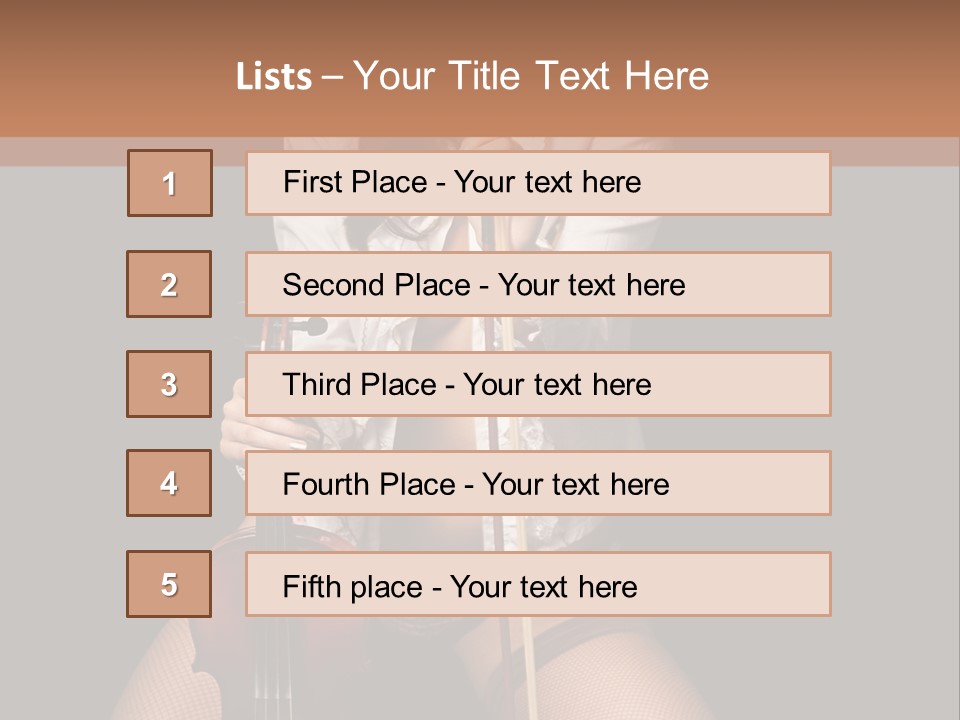 Sound Girls Water PowerPoint Template