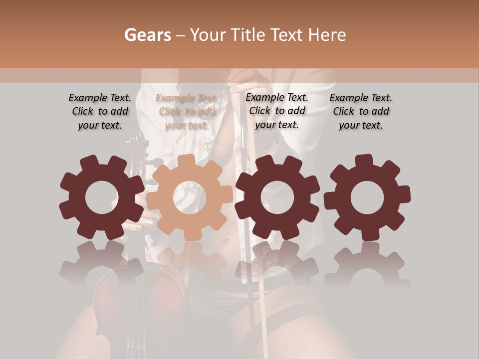 Sound Girls Water PowerPoint Template