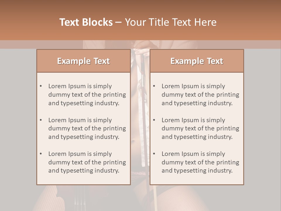 Sound Girls Water PowerPoint Template