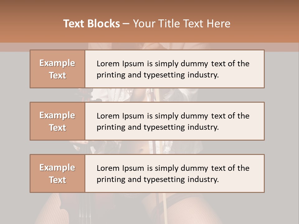 Sound Girls Water PowerPoint Template