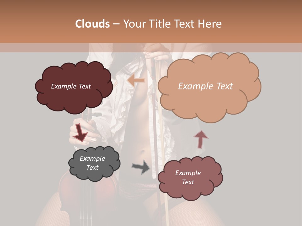 Sound Girls Water PowerPoint Template