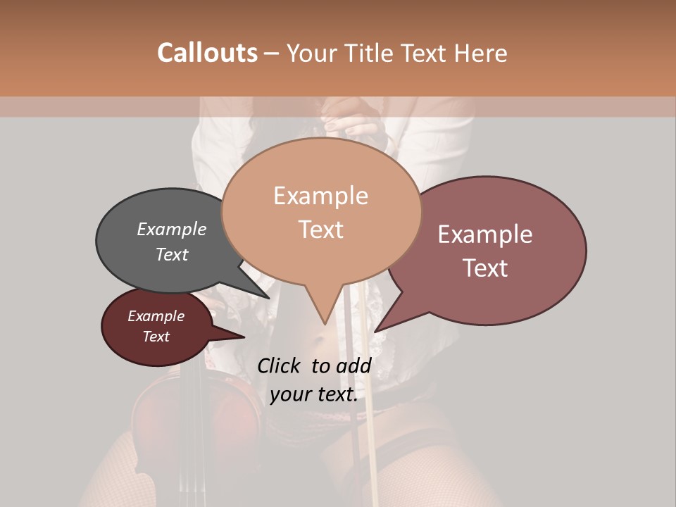 Sound Girls Water PowerPoint Template