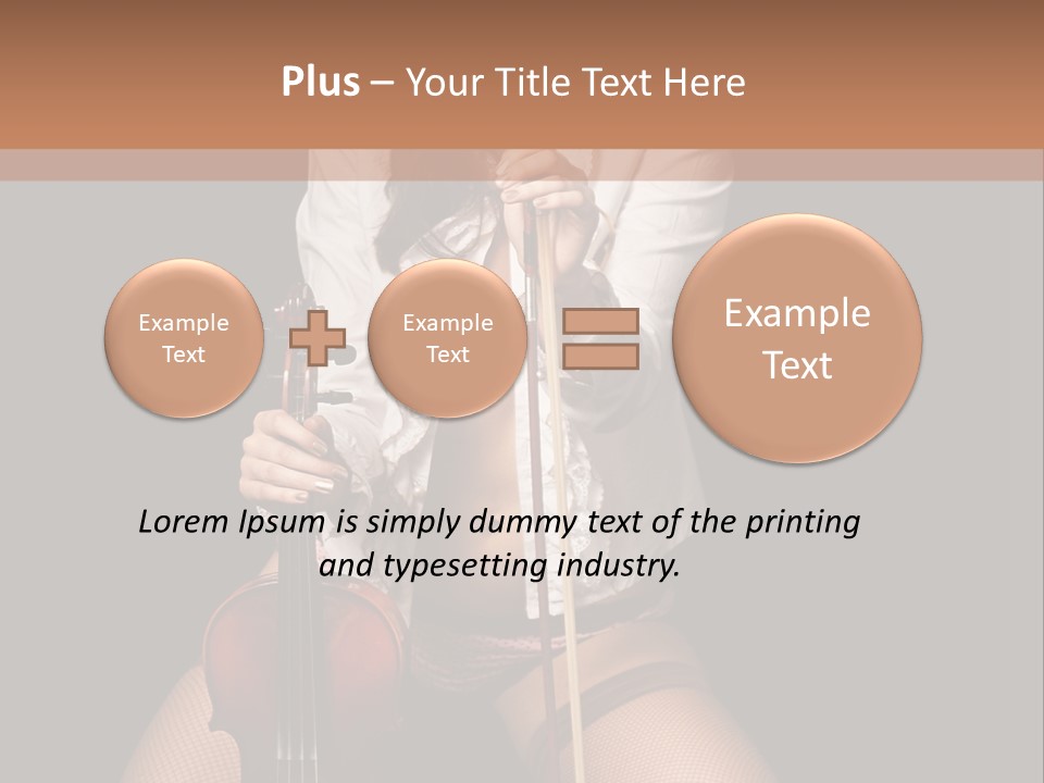 Sound Girls Water PowerPoint Template