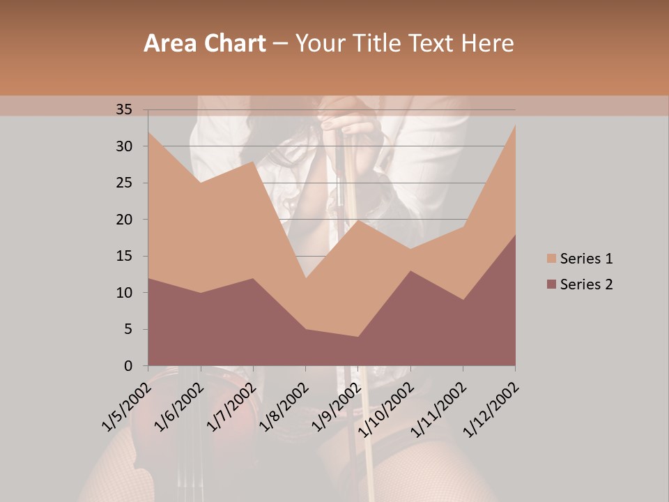 Sound Girls Water PowerPoint Template