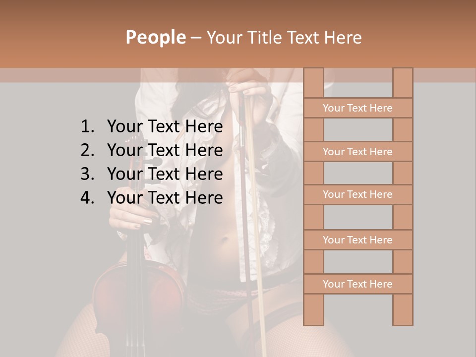 Sound Girls Water PowerPoint Template