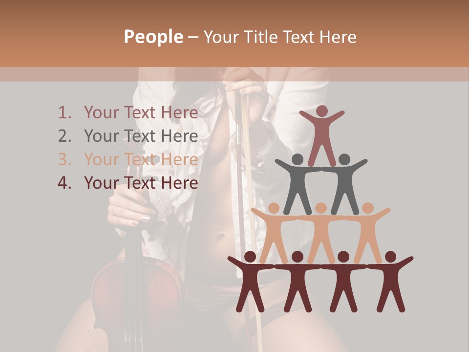 Sound Girls Water PowerPoint Template