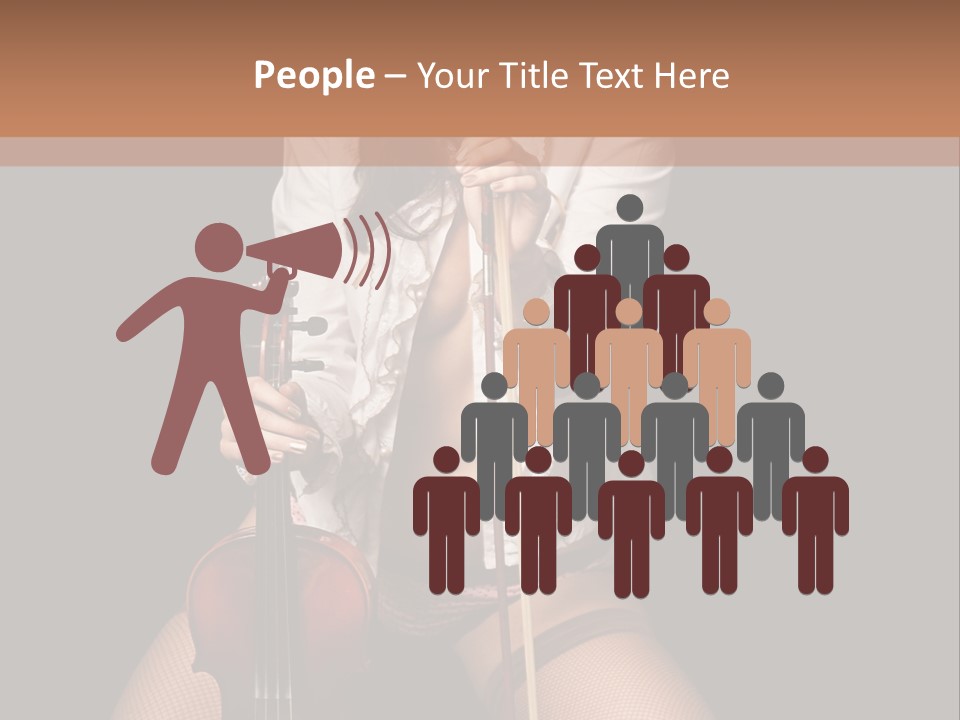 Sound Girls Water PowerPoint Template