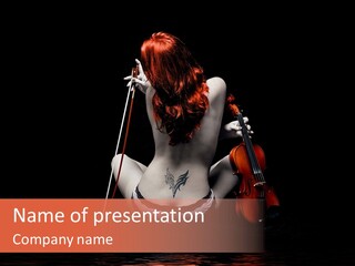 Person Performer Face PowerPoint Template