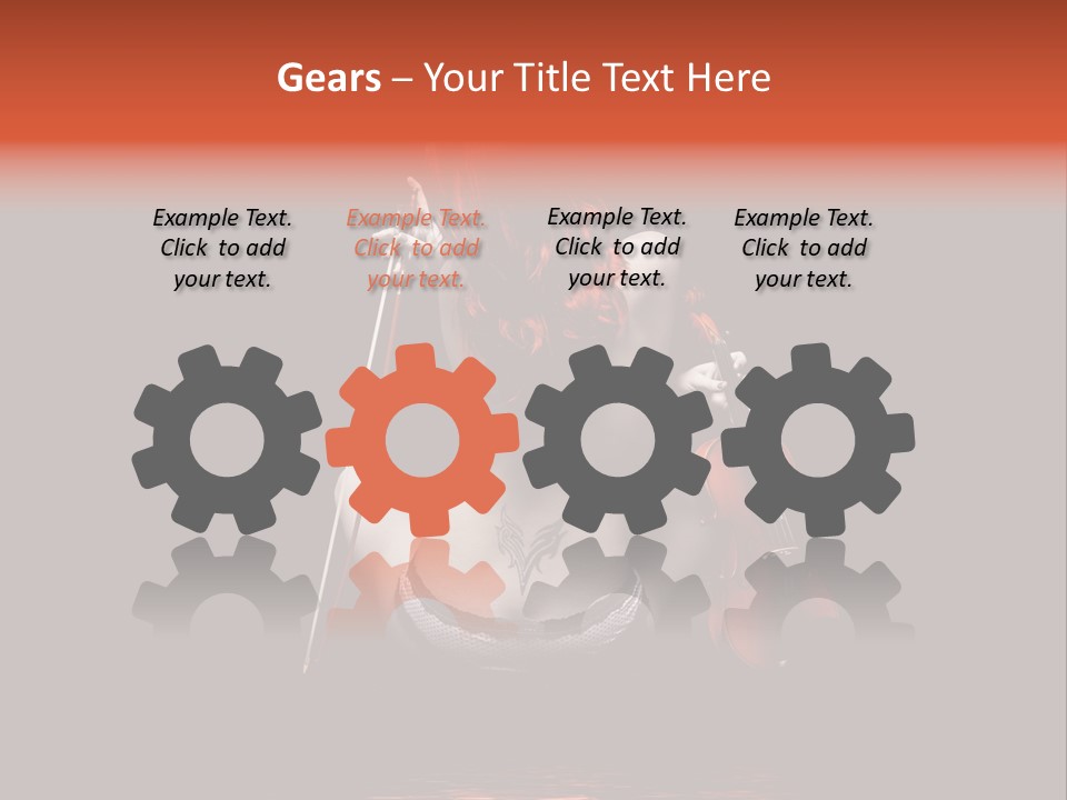 Person Performer Face PowerPoint Template