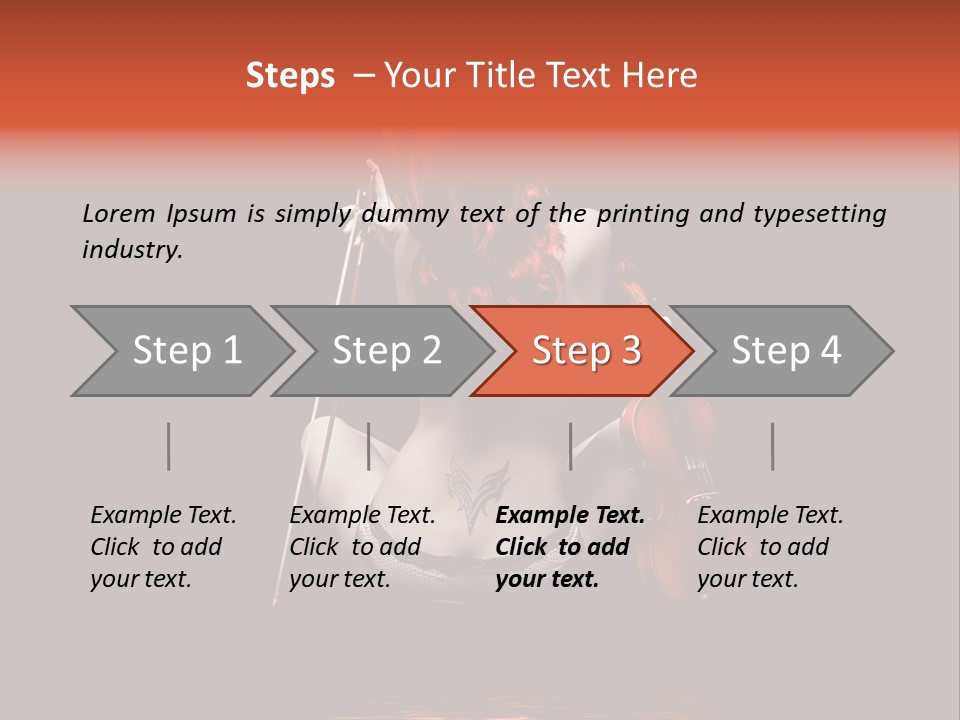 Person Performer Face PowerPoint Template