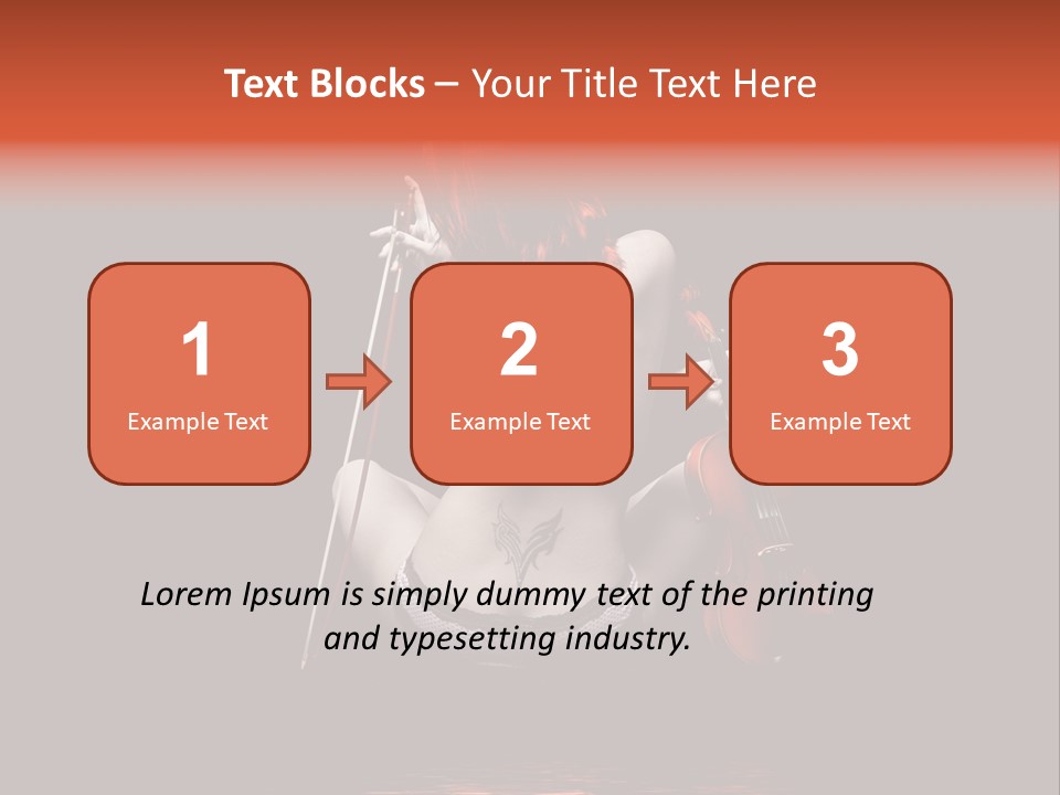 Person Performer Face PowerPoint Template