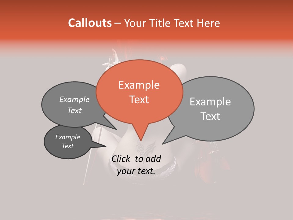 Person Performer Face PowerPoint Template