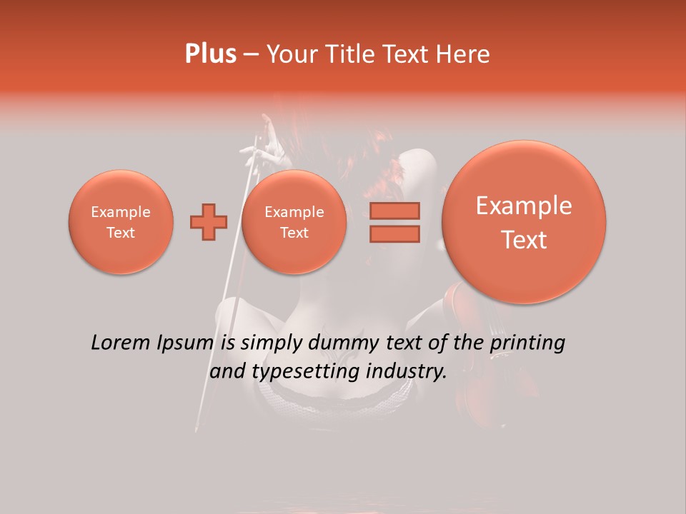 Person Performer Face PowerPoint Template