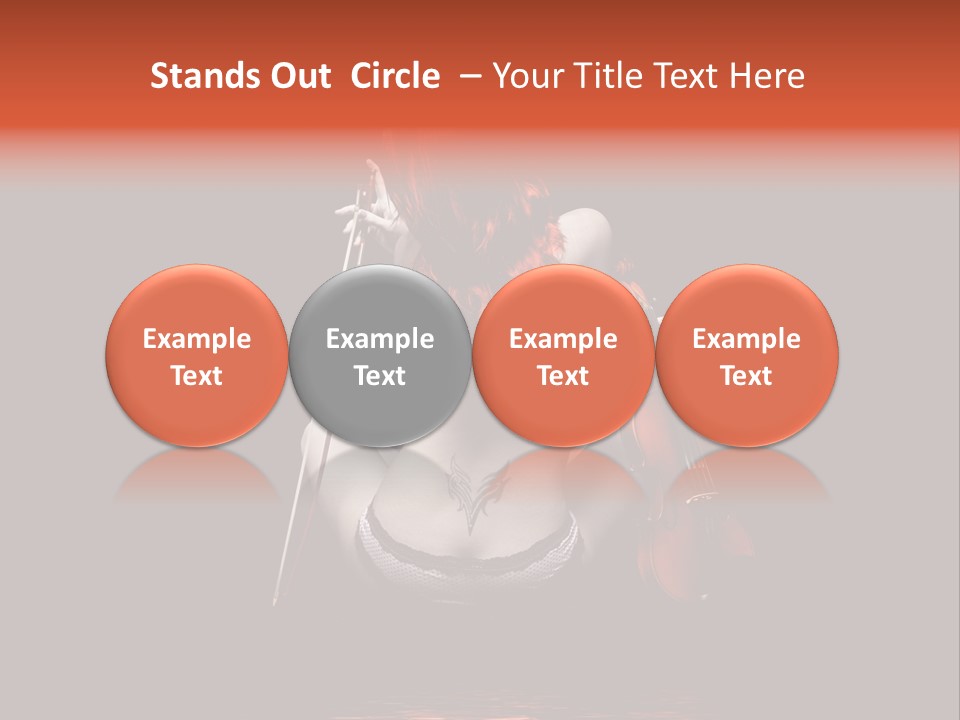 Person Performer Face PowerPoint Template