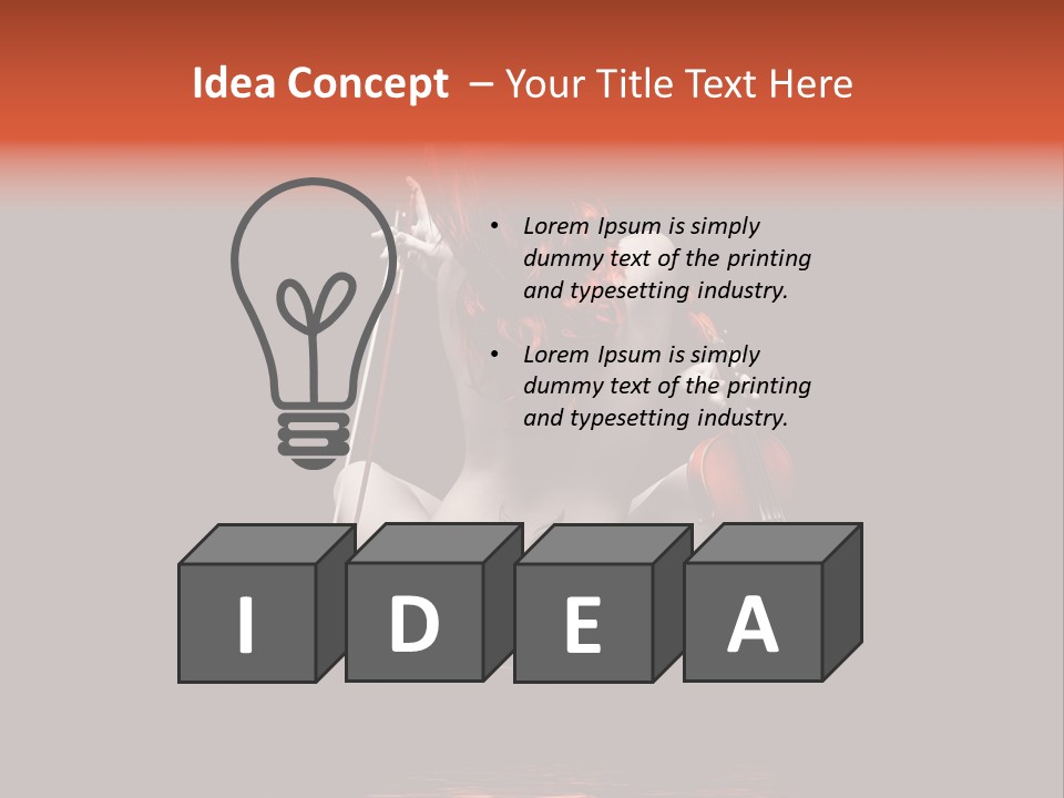 Person Performer Face PowerPoint Template