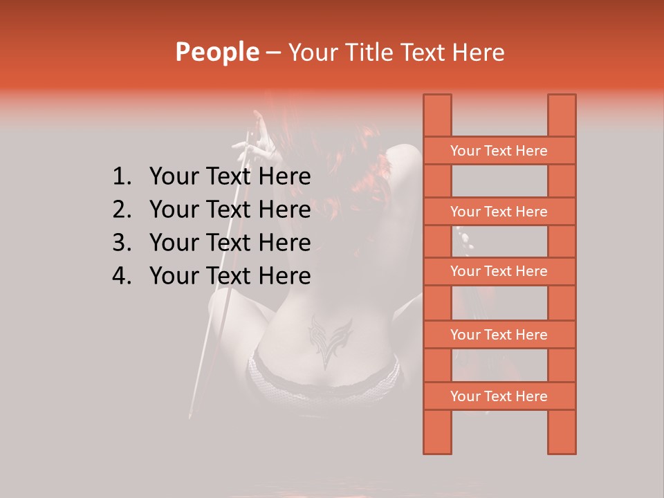 Person Performer Face PowerPoint Template