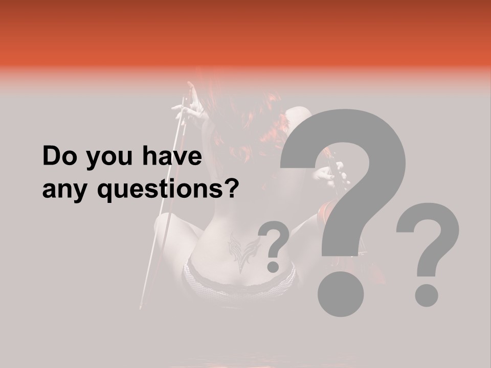 Person Performer Face PowerPoint Template