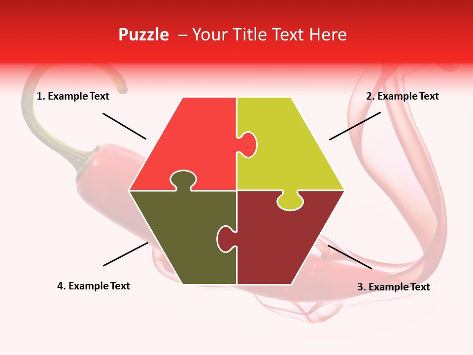 Burn Green Fire PowerPoint Template