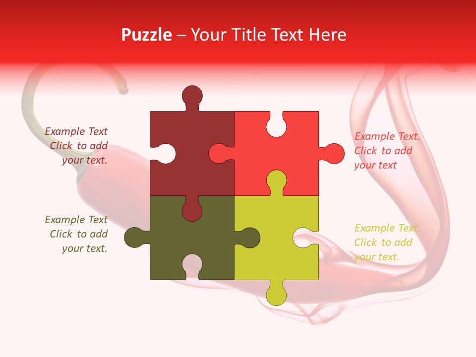 Burn Green Fire PowerPoint Template